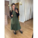 VESTIDO LIVIA - VERDE MILITAR 