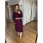 VESTIDO LINDA - MARSALA 