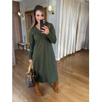 VESTIDO LINDA - VERDE MILITAR 