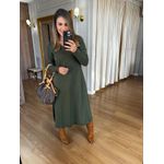 VESTIDO LINDA - VERDE MILITAR 