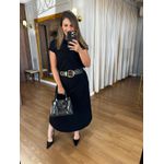 CONJUNTO EM MALHA MOLETINHO ALINE - PRETO 