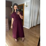 CONJUNTO EM MALHA MOLETINHO LUANA - MARSALA 
