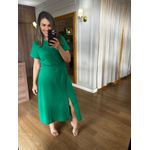 CONJUNTO EM MALHA MOLETINHO LUANA - VERDE BANDEIRA 