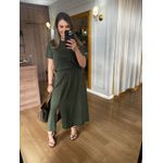 CONJUNTO EM MALHA MOLETINHO LUANA - VERDE MILITAR 
