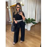 CONJUNTO EM MALHA MOLETINHO - SOFI - PRETO 