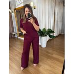 CONJUNTO EM MALHA MOLETINHO - SOFI - MARSALA 
