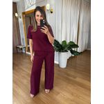 CONJUNTO EM MALHA MOLETINHO - SOFI - MARSALA 