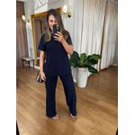 CONJUNTO EM MALHA MOLETINHO - SOFI - AZUL MARINHO 
