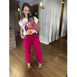 CALÇA EM SARJA - PINK