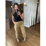 CALÇA EM SARJA - AREIA 