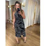 BLUSA ESTAMPADA - PRETA E BRANCA