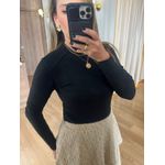 BLUSA ZARA MANGA LONGA - PRETA
