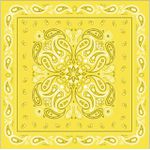 Lenço Bia - Amarelo