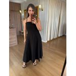 VESTIDO VISCOSE CAROLINA - PRETO