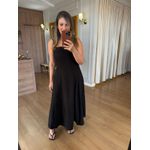 VESTIDO VISCOSE CAROLINA - PRETO