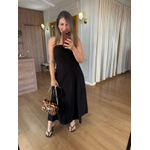 VESTIDO VISCOSE CAROLINA - PRETO