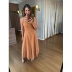 VESTIDO VISCOSE CAROLINA - CARAMELO
