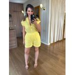 CONJUNTO PAOLA 100% ALGODÃO - AMARELO 