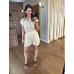 CONJUNTO PAOLA 100% ALGODÃO - amarelo manteiga