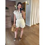 CONJUNTO PAOLA 100% ALGODÃO - amarelo manteiga