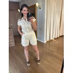 CONJUNTO PAOLA 100% ALGODÃO - amarelo manteiga