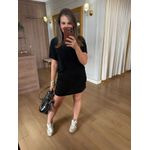 CONJUNTO FABI SHORT SAIA - PRETO