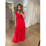 VESTIDO CREPE - VERMELHO