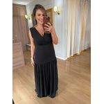 VESTIDO CREPE - PRETO