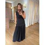 VESTIDO CREPE - PRETO