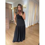 VESTIDO CREPE - PRETO