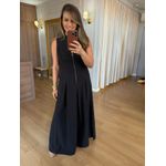 VESTIDO ZIPER FRENTE - PRETO