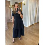 VESTIDO ALICE MALHA ALGODÃO - PRETO
