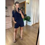 CONJUNTO SHORT EM LIOCEL - ALINE AZUL MARINHO 