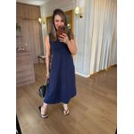 VESTIDO MALHA DE ALGODÃO JOANA - AZUL