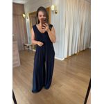 MACACÃO EM MALHA ALÇA - AZUL MARINHO