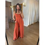 MACACÃO EM MALHA ALÇA - LARANJA