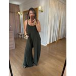 MACACÃO EM MALHA ALÇA - VERDE MILITAR