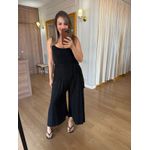 MACACÃO EM MALHA ALÇA - PRETO