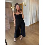 MACACÃO EM MALHA ALÇA - PRETO