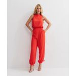CONJUNTO CREPE CALÇA - VERMELHO TOMATE