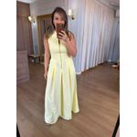 VESTIDO ZIPER FRENTE - AMARELO