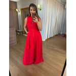 VESTIDO ZIPER FRENTE - VERMELHO