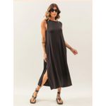 VESTIDO MALHA VISCOLYCRA -PRETO