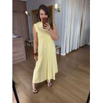 VESTIDO MALHA DE ALGODÃO DÉBORA - AMARELO