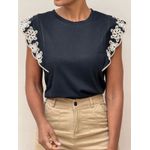 REGATA MALHA ZARA MUSCLE - PRETA