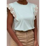 REGATA MALHA ZARA MUSCLE - VERDE AGUA