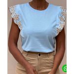 REGATA MALHA ZARA MUSCLE - AZUL