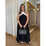 VESTIDO LIOCEL CRUZADO - ELIANA PRETO /BRANCO