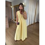 VESTIDO MALHA DE ALGODÃO VITORIA - AMARELO