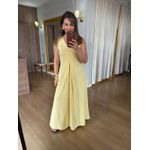 VESTIDO MALHA DE ALGODÃO VITORIA - AMARELO